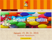 Tablet Screenshot of clowninstitute.com